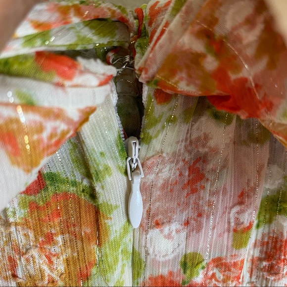 Misa Los Angeles Consuela Ruffle Off the Shoulder Floral Tiered Maxi Dress - Picture 11 of 14